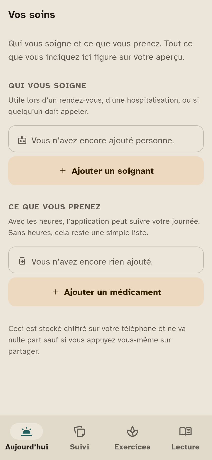 L&rsquo;&eacute;cran M&eacute;dicaments.